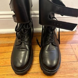 ISABEL MARANT
Cimky buckled leather ankle boots